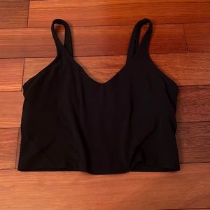 Black lululemon align tank